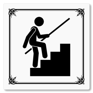 Schodiště, 118x118mm, bílá, Nebraska